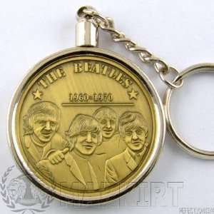  THE BEATLES COIN KEY RING CHAIN CHARM C047K 6A Everything 
