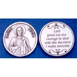  St. Jude Pocket Coin Token, finely engraved Everything 