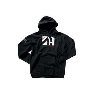  MOOSE COLLECTIVE PULLOVER HOODY (X LARGE) (BLACK 