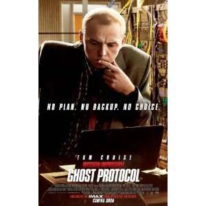   Impossible Ghost Protocol   Movie Poster Flyer   Simon Pegg   11 x 17