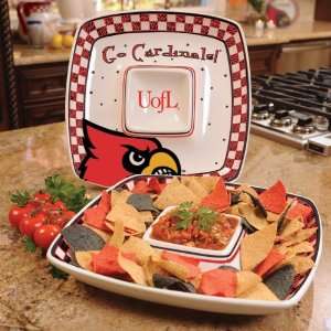  Collegiate Louisville Cardinals Gameday Chip & Dip Louisville Kitchen