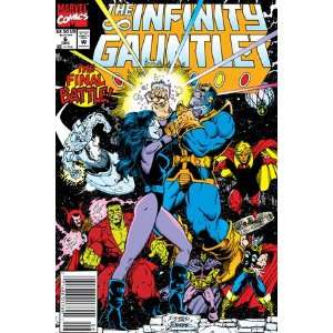  Gauntlet #6 Cover Adam Warlock, Thanos, Nebula, Silver Surfer 