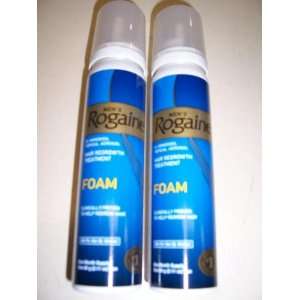   Mens Rogaine 5% Foam 2 Month Supply 2 Cans Minoxidil 