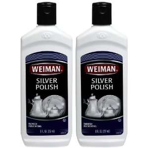  Weiman Silver Polish, 8 oz 2 pack