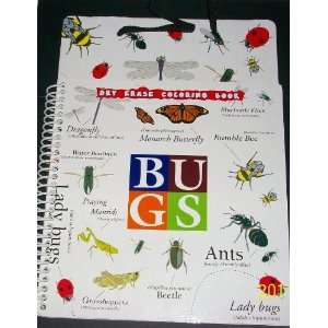  BUGSDry Erase ACTIVITY & Book COLOR LEARN & TRACE 