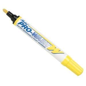 Markal Pro Wash Water Removable Paint Marker with Real Paint, Yellow 