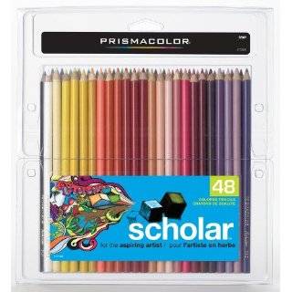   Prismacolor Scholar Colored Woodcase Pencils, 48 Assorted Colors/Set
