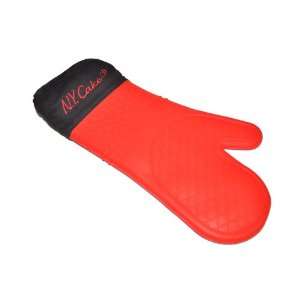  Red Silicone Oven Mitt