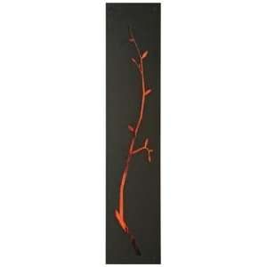  Leaf Silhouette Topaz Glass Energy Efficient Wall Sconce 