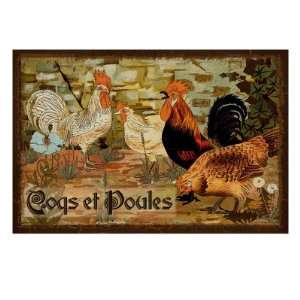   Poules Giclee Poster Print by Kate Ward Thacker, 24x32