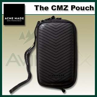 Acme Made CMZ Compact Camera Pouch, Matte Black Chevron 873888009126 