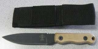 BRAND NEW Ontario Ranger 9411TM SHIV Knife Tan Micarta Handle & Black 