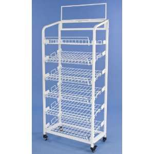  Steel Bakers Rack with 6 Removable Wire Shelves, Display 