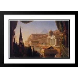  Cole, Thomas 40x28 Framed and Double Matted The Architect 