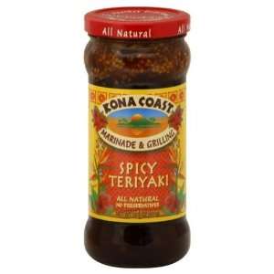 Kona Coast, Sauce Teriyaki Spicy, 14.5 Ounce (6 Pack)  