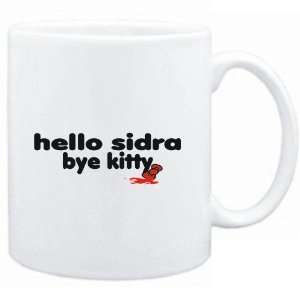  Mug White  Hello Sidra bye kitty  Female Names Sports 