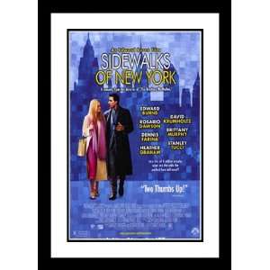  Sidewalks of New York 20x26 Framed and Double Matted Movie 