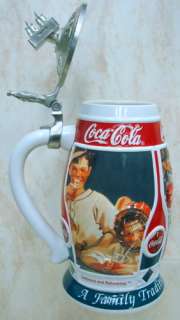 ANHEUSER BUSCH Coca Cola Historical Slogans Stein CS490  