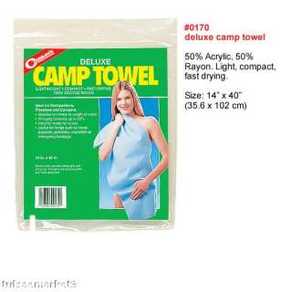 Coghlans Deluxe Camp Towel Camping 10X Lightweight B  