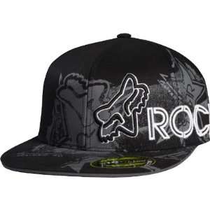 Fox Racing Rockstar Showbox 210 Fitted Hat by Flexfit Black S/M 6 7/8 