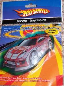 x2 Hot Wheels Car Truck Cold Packs first aid NEW ~UPick  