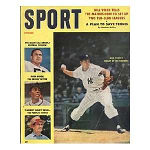  Sport Magazine   Bob Turley, New York Yankees Cover 