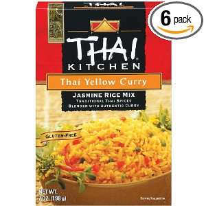 Thai Kitchen Thai Yellow Curry Rice, 7 Ounce Boxes (Pack of 6)  