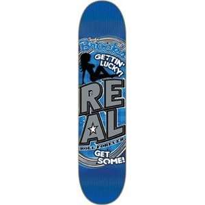  Real Justin Brock Lottoreal Skateboard Deck   8.18 