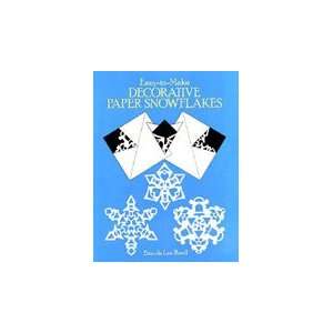  Dover Book Decorative Paper Snowflakes Arts, Crafts 