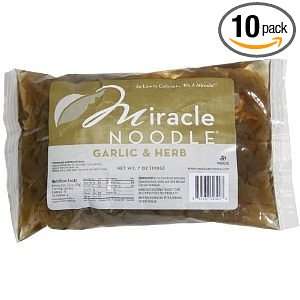 Miracle Noodle Garlic and Herb Shirataki, 7 ounce  Grocery 