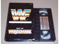 WWE Best of WrestleMania Columbia House Collectors Edition VHS Video 