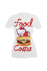Hello Kitty Food Coma Girls T Shirt  