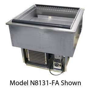  Delfield N8157 FA Four Pan Drop In Forced Air Refrigerated 