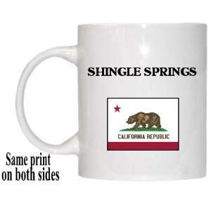  US State Flag   SHINGLE SPRINGS, California (CA) Mug 