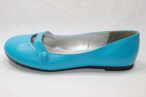 Womens Wedding Comfy Ballet Flat Turquoise Shoes Mary  
