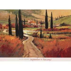 September In Tuscany I by Sherly Jackson 36x26  Kitchen 