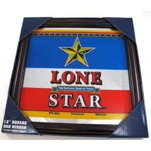  Lone Star Beer   12 Bar Mirror