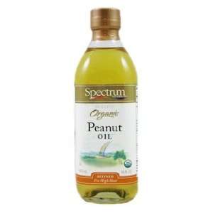  Spectrum Organic Peanut Oil (1 x 16 FL OZ) Health 
