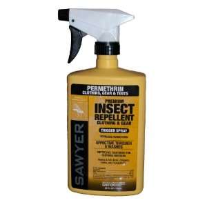 Sawyer Premium Permethrin Clothing Insect Repellent Trigger Spray, 24 