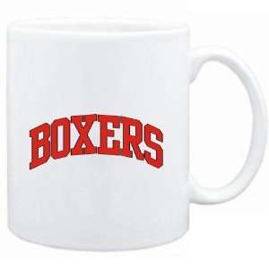  Mug White  Boxers ATHLETIC APPLIQUE / EMBROIDERY  Dogs 