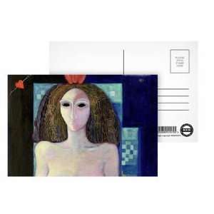  Eva, 2004 (acrylic on canvas) by Laila Shawa   Postcard 