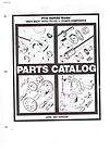   PTO HORSE TILLER PARTS CATALOG MANUAL 1987 COMPOSTER REAR TINE TILLER