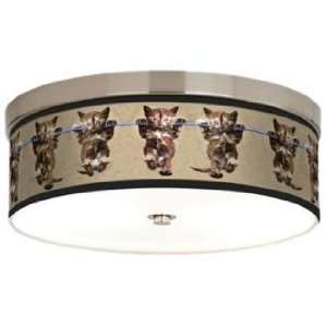 Cool Cat Giclee Energy Efficient Ceiling Light