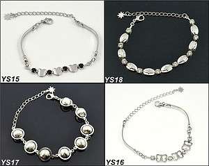 PC Christmas Party Fashion Silver Chain Bracelet Free Gift Pouch 