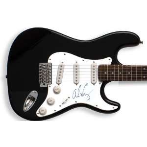 Alice Cooper Autographed Signed Guitar & Proof PSA DNA COA