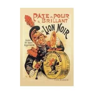 Pate Polir Brillant du Lion Noir 12x18 Giclee on canvas  