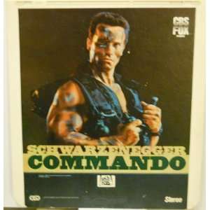  Commando   CED Video Disc By CBS FOX 