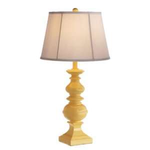   Sunrise Yellow Table Lamps with Bell Shades 29