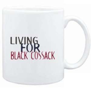  Mug White  living for Black Cossack  Drinks