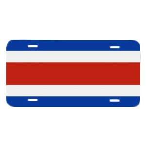  Costa Rica Rican Flag Vanity Auto License Plate 